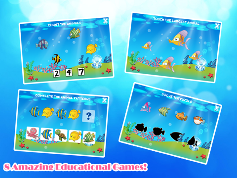 神奇的海洋世界 - 3-6岁宝宝的智力游戏Free