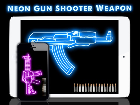 霓虹灯枪射击武器