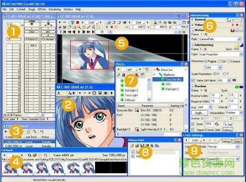 retas(二维动画制作软件)下载v6.5.8 中文版