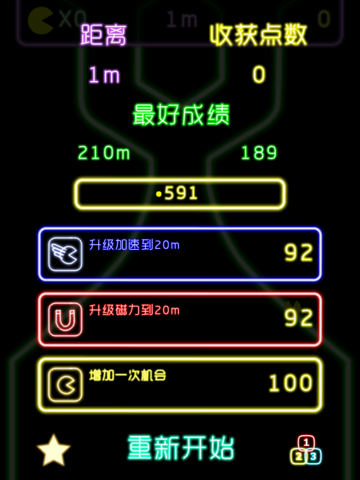 吃货快跑 - 超酷荧光特效跑酷，只此一关滴滴哔哩哔哩开始了