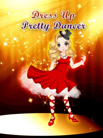 美丽的舞蹈者-彻底改变游戏的孩子女孩打扮。公主的女孩，美容美发的童话明星的时尚化妆