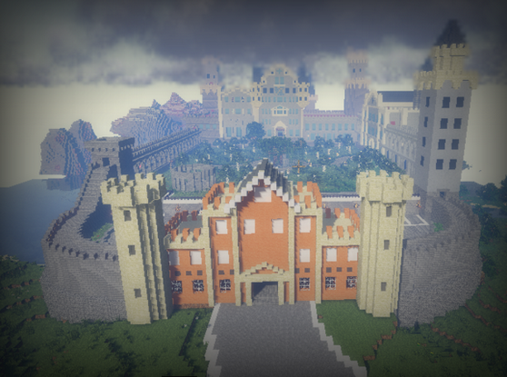 我的世界花园城堡地图存档 绿色版下载