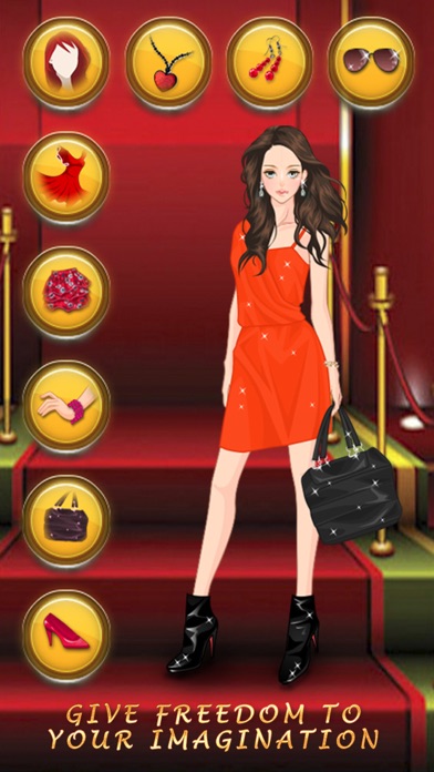 打扮动漫女孩哥特式的时尚服装少女和孩子们的游戏