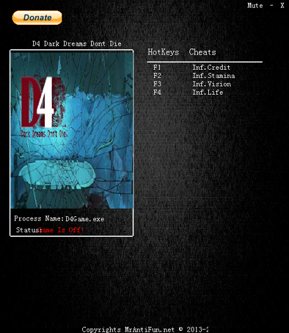 D4暗梦不灭四项属性修改器下载v1.0 绿色版