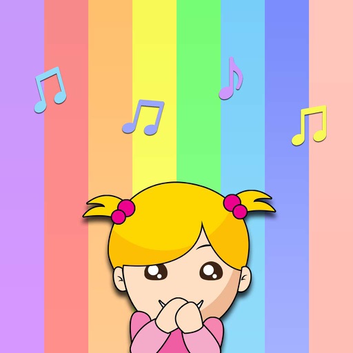 钢琴的孩子与有趣的声音 - 游戏与音乐和歌曲