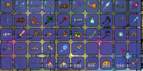 泰拉瑞亚1.3全物品地图存档下载