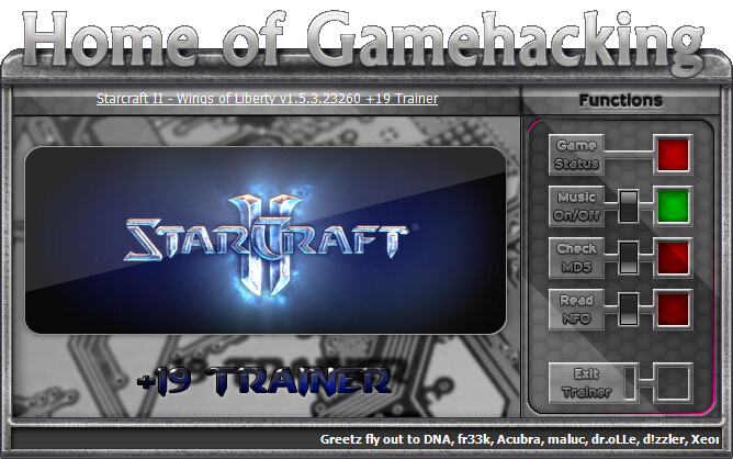 星际争霸2十九项修改器下载v3.0 绿色版