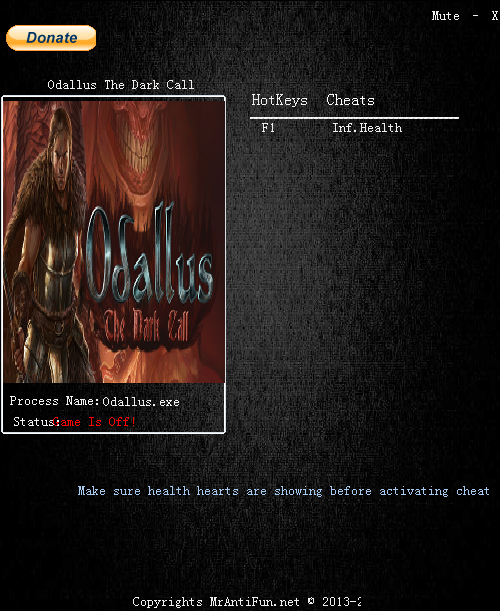 奥达勒斯黑暗召唤无限生命修改器下载v1.03 MrAntiFun版