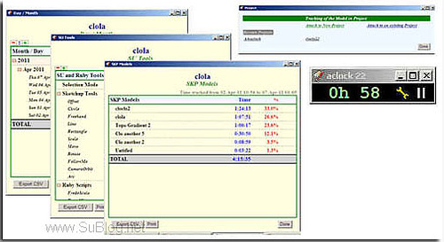 SU统计时钟插件(SUClock)下载v1.8a 官方最新版