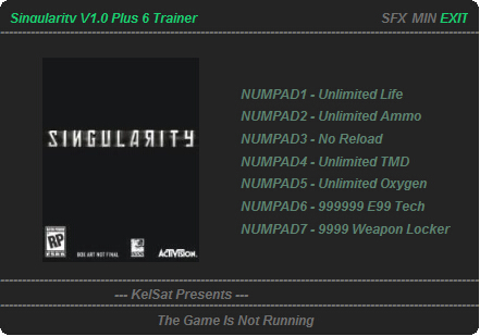 奇点七项修改器下载v1.0 绿色版