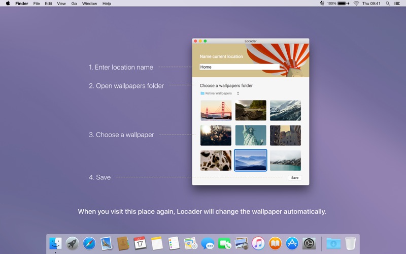 Locader更改基于位置壁纸