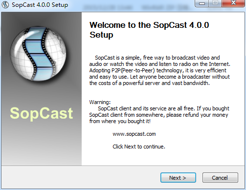 sopcast网络电视下载v2016.4.0.0 官方版