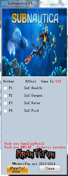 水下之旅四项修改器下载V1.0 MrAntiFun版