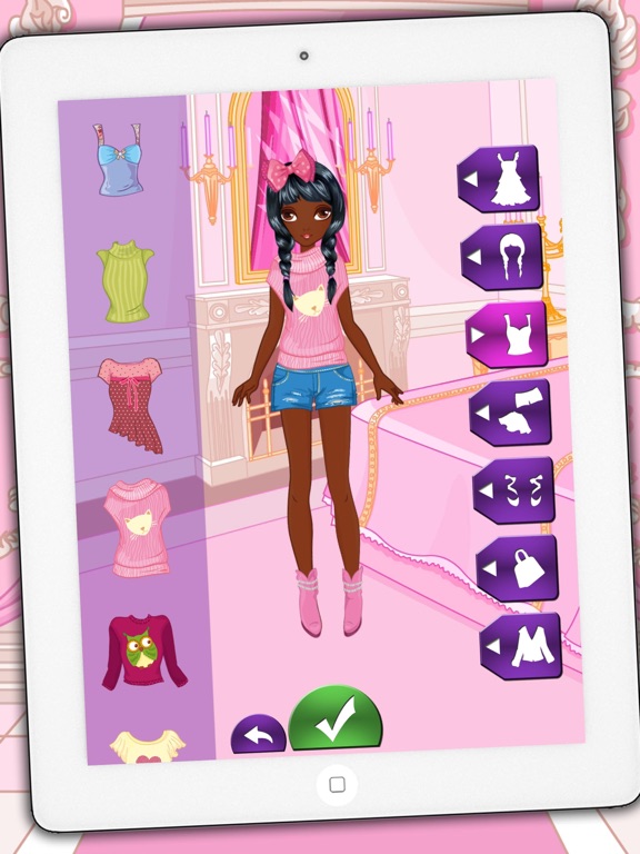 时尚设计打扮养成小游戏 – 为T台时尚小女孩和洋娃娃着装