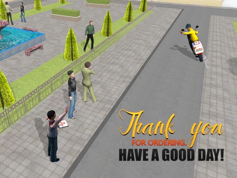 3D终极披萨男孩模拟器 - 疯狂的摩托车骑手和停车场模拟冒险游戏