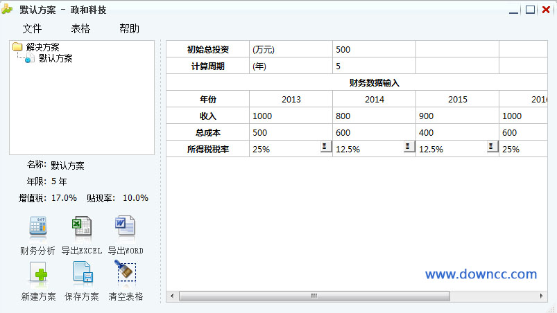 可研报告财务分析软件下载v4.6.0 官方版