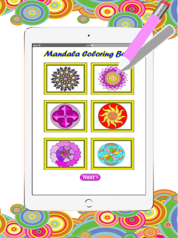 最好的曼陀罗图画书：免费成人色彩疗法消除应力页