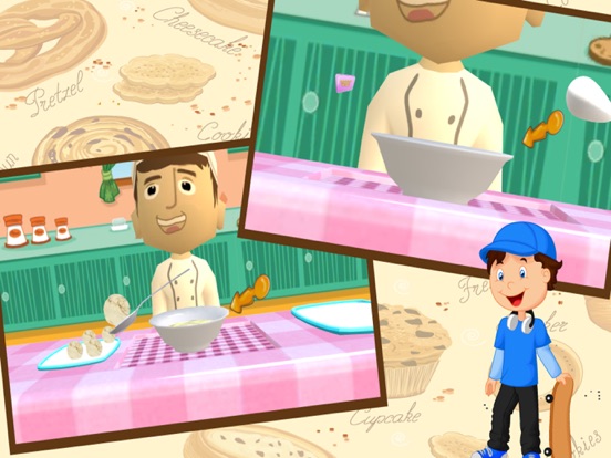 甜饼干制作3D烹饪比赛_美味的饼干烹饪和厨房特级厨师烘焙