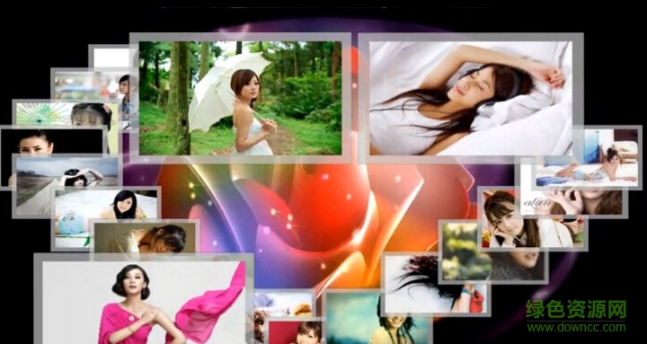 会声会影x5x6电子相册动感爱心模板下载免费版