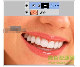 PS牙齿美白滤镜