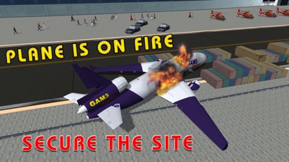 飞机失事救援 - 消防队员车辆驾驶游戏