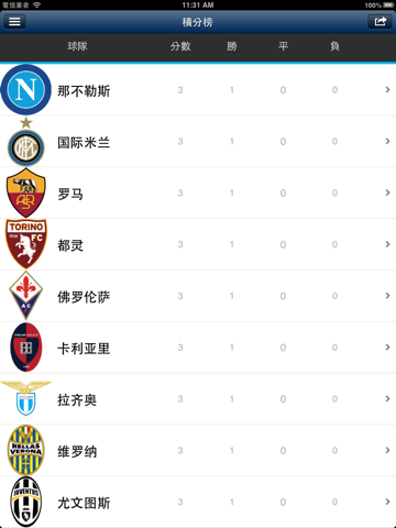 意大利足球甲级联赛赛程实况