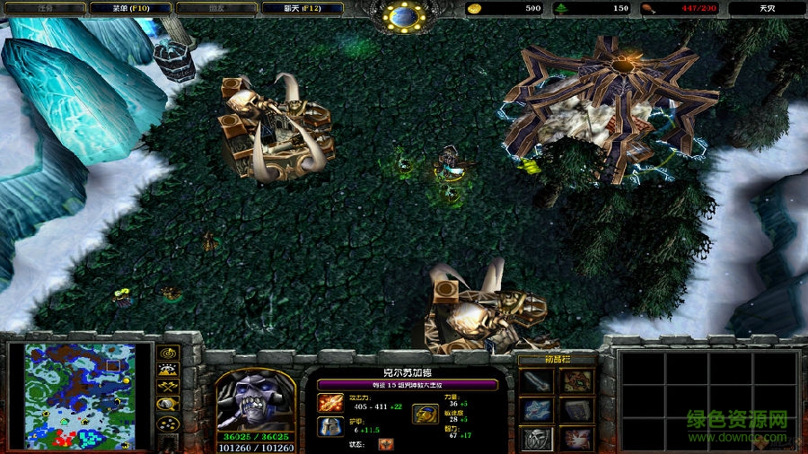 决魔战冰封王座2.3.9_魔兽防守地图下载附隐藏英雄密码