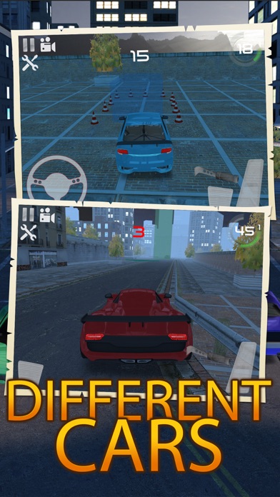 夜晚的城市交通街路车驾驶漂移和停车事业模拟器 - Night City Car Simulator