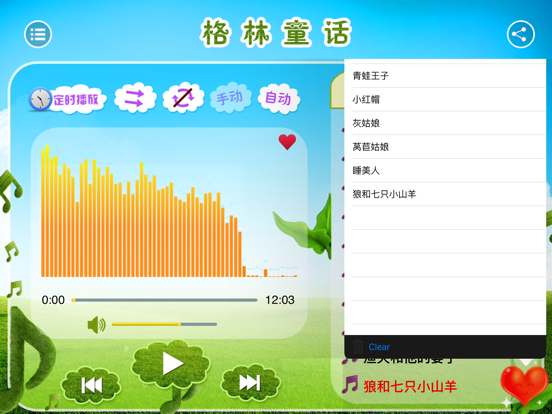 有声《格林童话A》精选集Top 50——儿童睡前故事