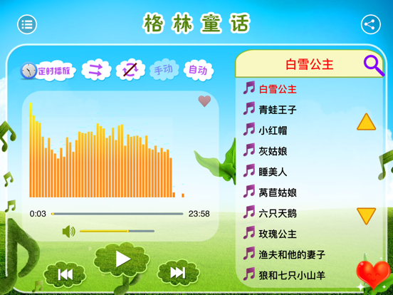 有声《格林童话A》精选集Top 50——儿童睡前故事