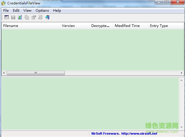 CredentialsFileView(解密和显示密码软件)下载v1.00 绿色版