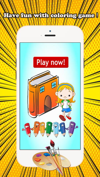 ABC彩图数与学号着色页儿童教育游戏