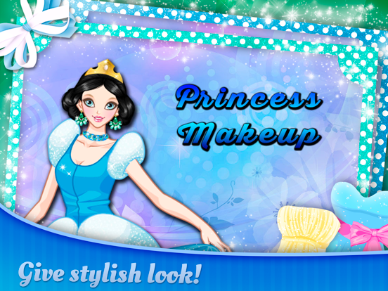 童话故事里的公主化妆沙龙_时尚少女和孩子们的游戏中