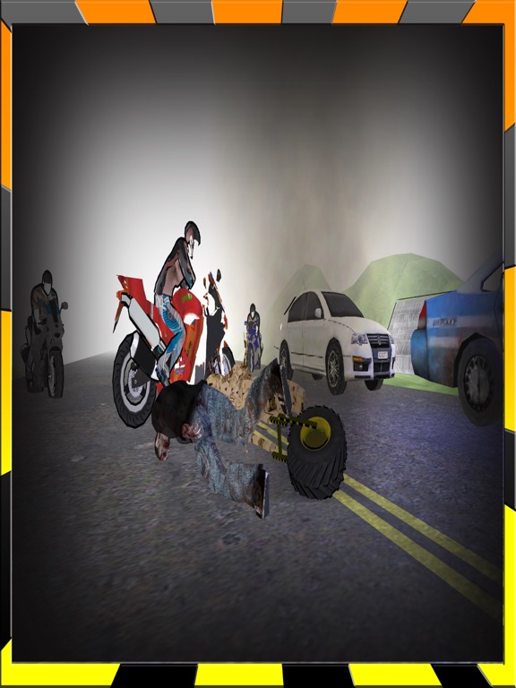 最高通缉惊人的摩托车赛车的赛道。