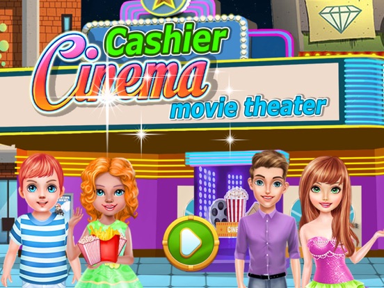 收银员电影院 电影 收银机 儿童游戏