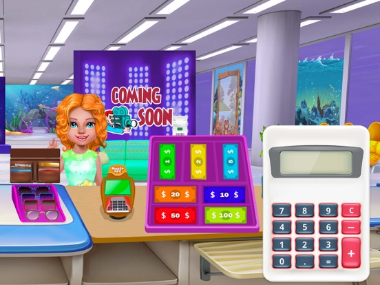 收银员电影院 电影 收银机 儿童游戏