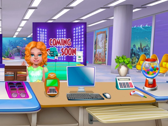 收银员电影院 电影 收银机 儿童游戏