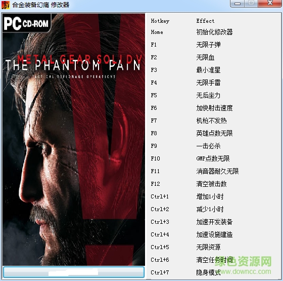 合金装备5幻痛全版本十九项修改器下载通用版