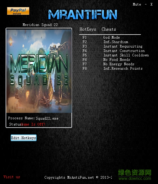 子午线22分队八项修改器下载v1.2 绿色免费版