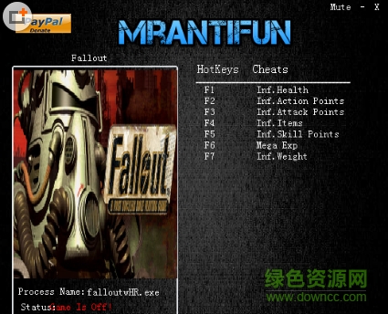 辐射修改人物属性修改器下载v4.1.8 +7中文版