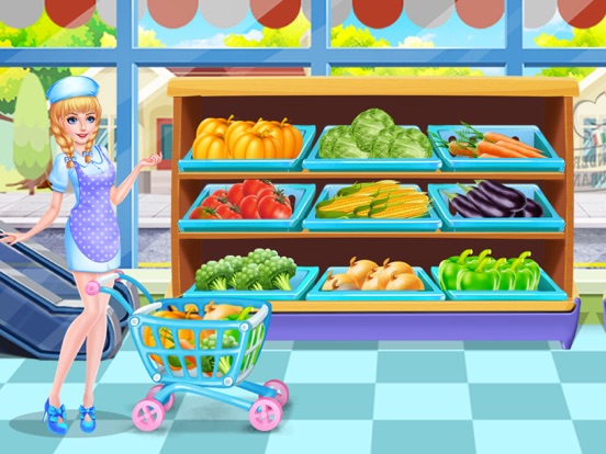 超市收银员和经理 儿童游戏