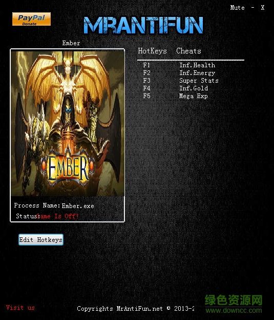 余火五项修改器下载v1.043 免费版