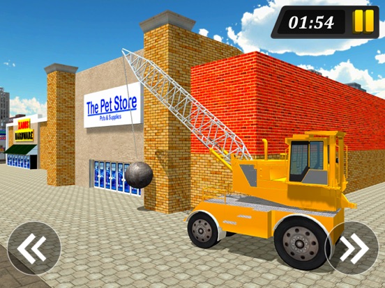 破碎球起重机操作员＆拆卸模拟