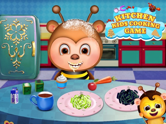 厨房孩子烹饪比赛