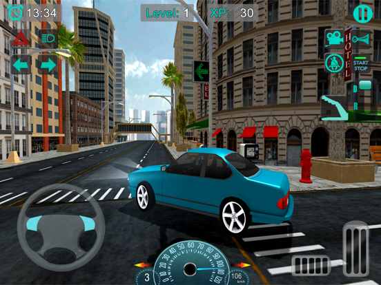 经典汽车驾驶1968年 - 真正的城市极限漂移