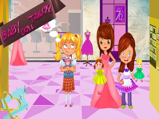 婴孩玩偶时尚裁缝 - 设计女孩礼服