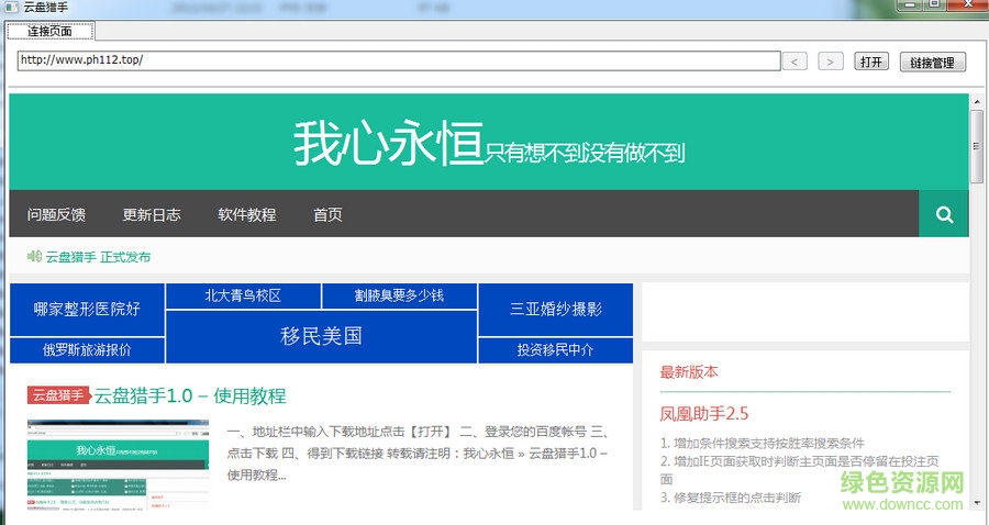 云盘猎手(网盘搜索神器)下载v1.0 绿色版