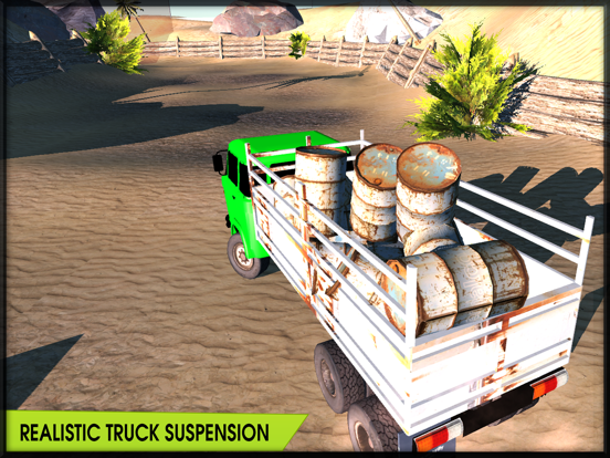 越野6x6的货运拖车运输模拟器