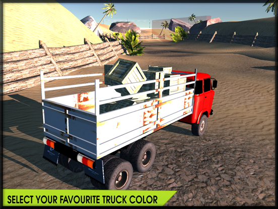 越野6x6的货运拖车运输模拟器