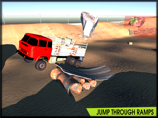 越野6x6的货运拖车运输模拟器